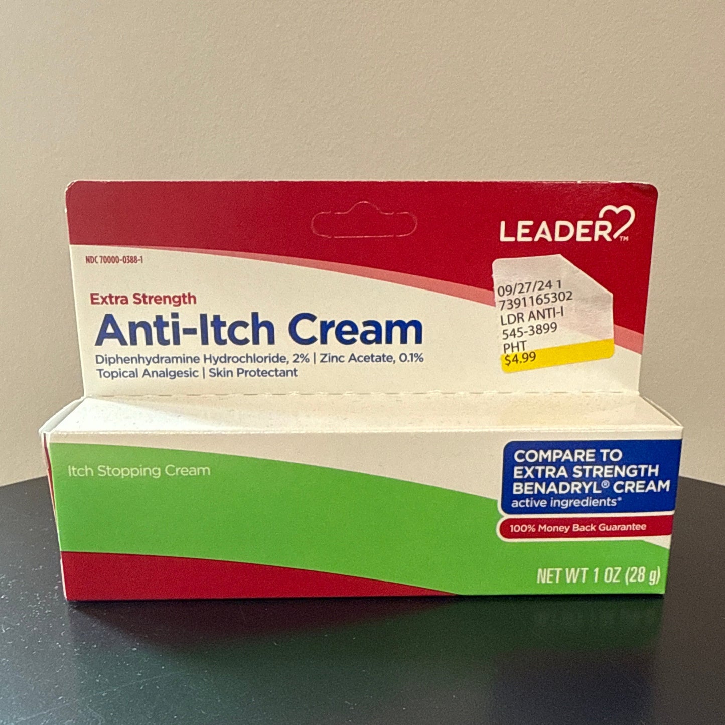 Anti-Itch (Diphenhydramine-Zinc) 2%-0.1% Cream