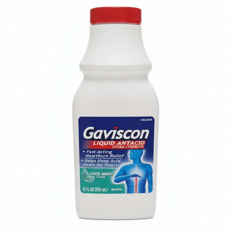 Gaviscon Extra Strength Liquid Antacid (12 oz)