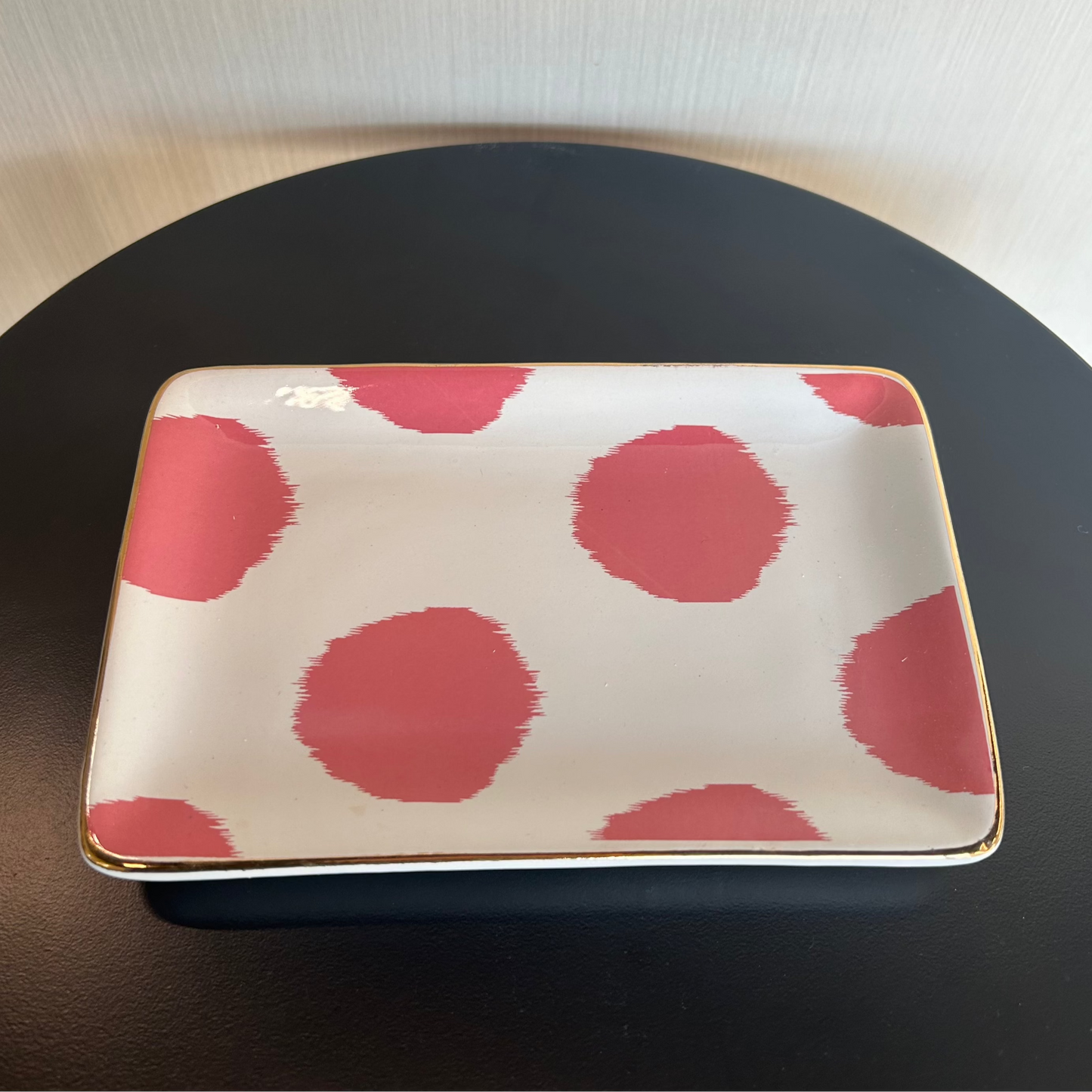 Hibiscus Dot Trinket Tray