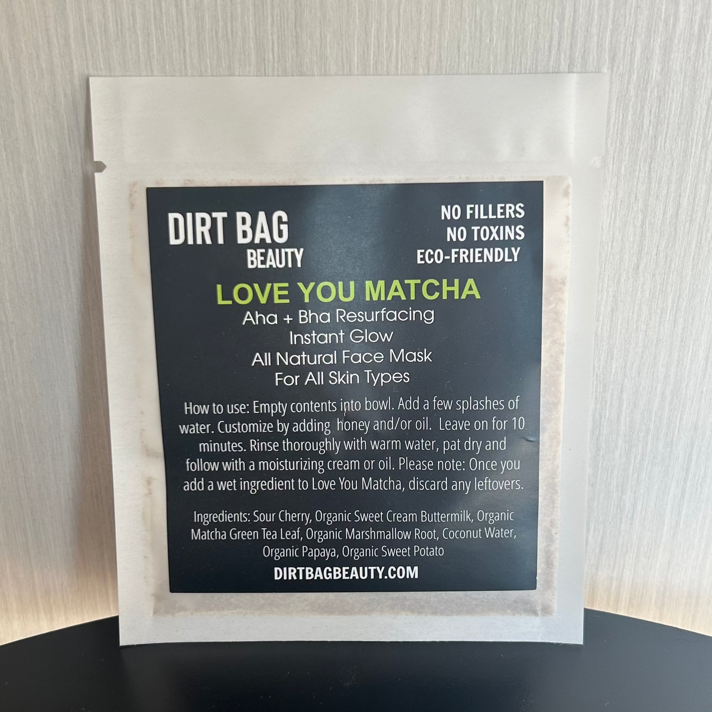 Love You Matcha Mask