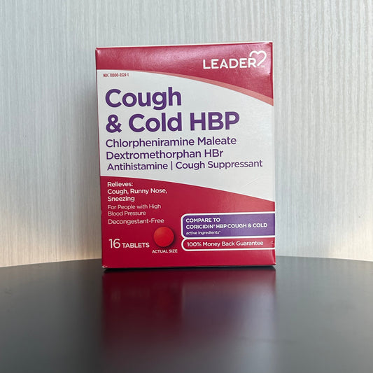 Cough & Cold HBP (CTM/DM) 4-30 Mg Tablet