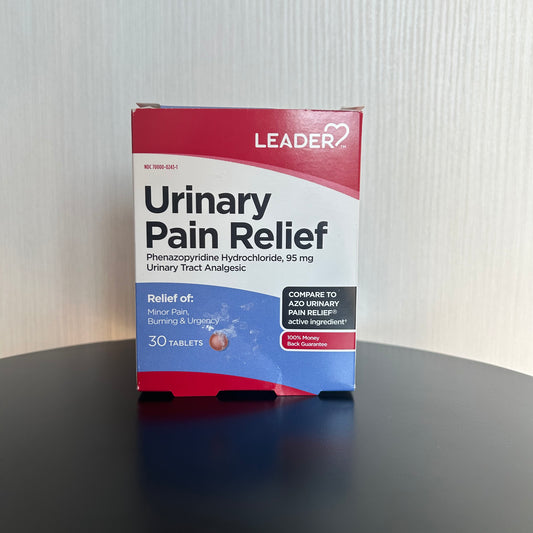 Urinary Pain Relief (Phenazopyridine) 95 Mg Tablet