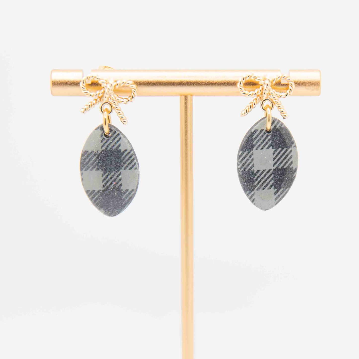 Bow Dangle Plaid