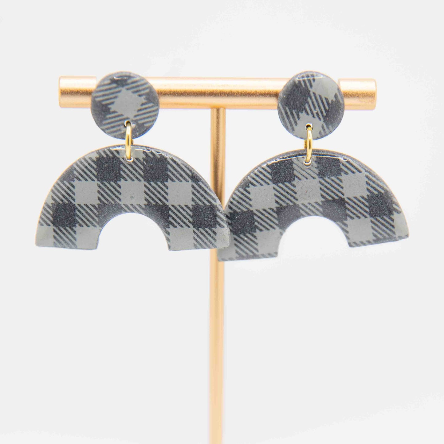 Sweater Weather Arch Plaid: Grey