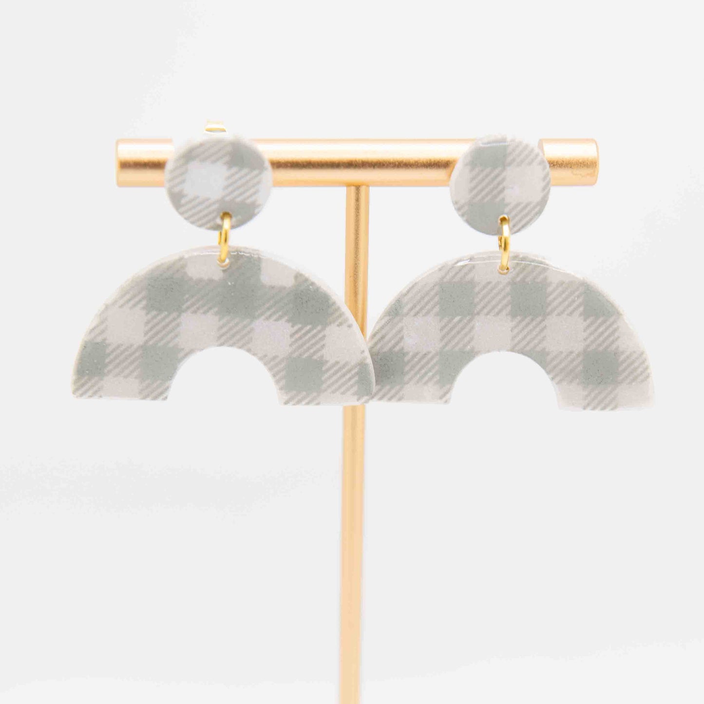 Sweater Weather Arch Plaid: White