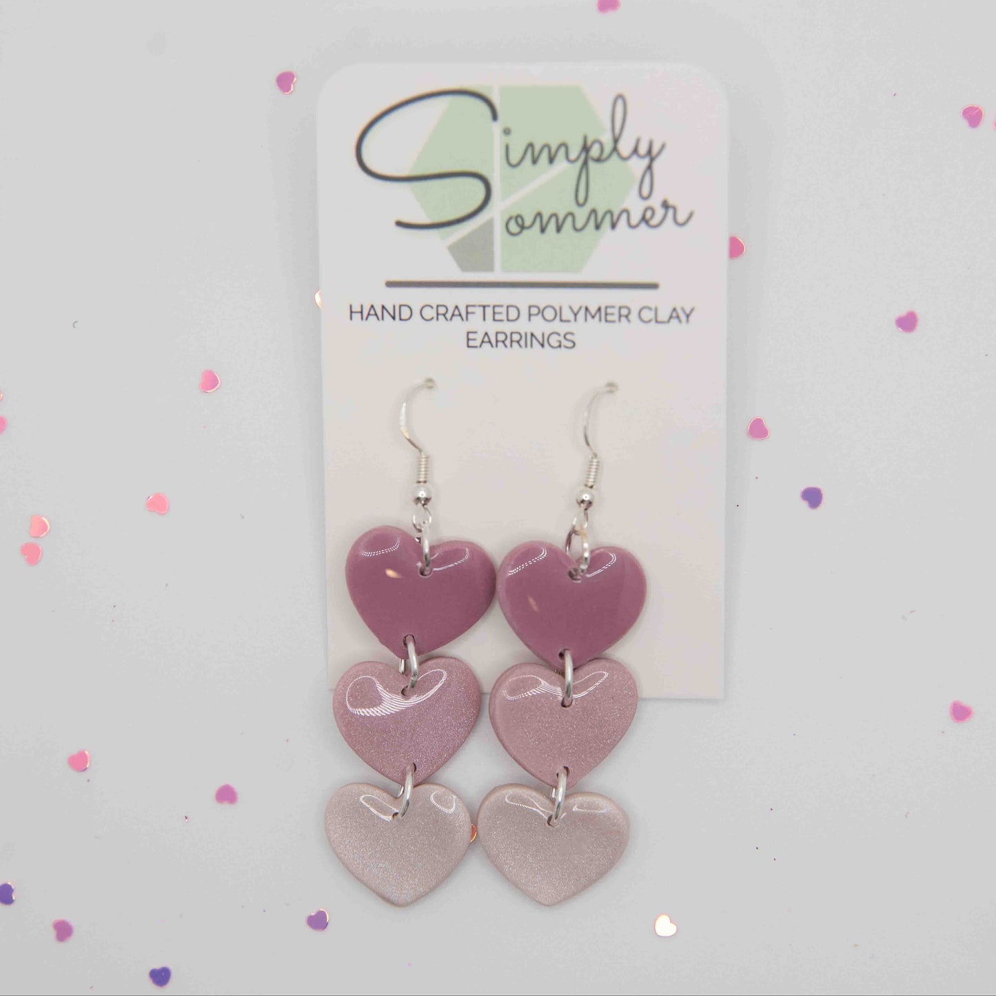 3 Tiered Heart Dangle