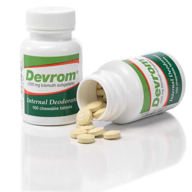 Devrom Chewable Tablets (100 per bottle)