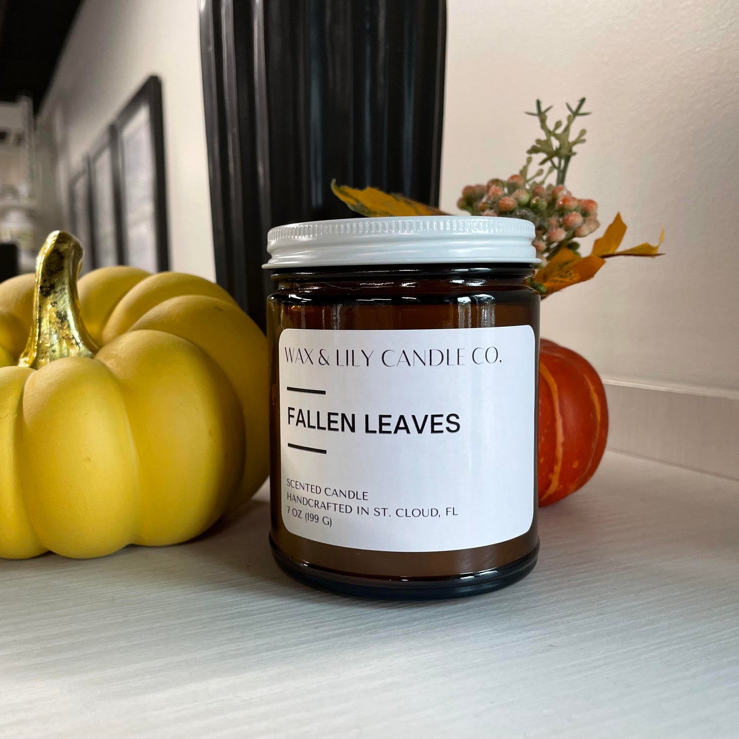 Fallen Leaves Candle