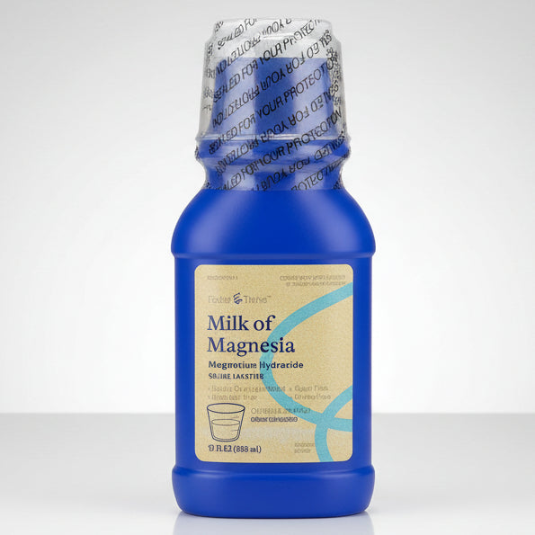 Milk of Magnesia, Magnesium Hydroxide Saline Laxative (12 oz)
