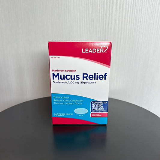 Mucus Relief Er (Guaifenesin) 1,200 Mg Tablet