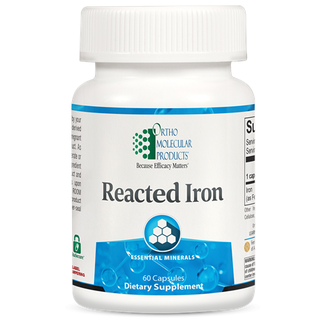 Reacted Iron (60 Capsules)
