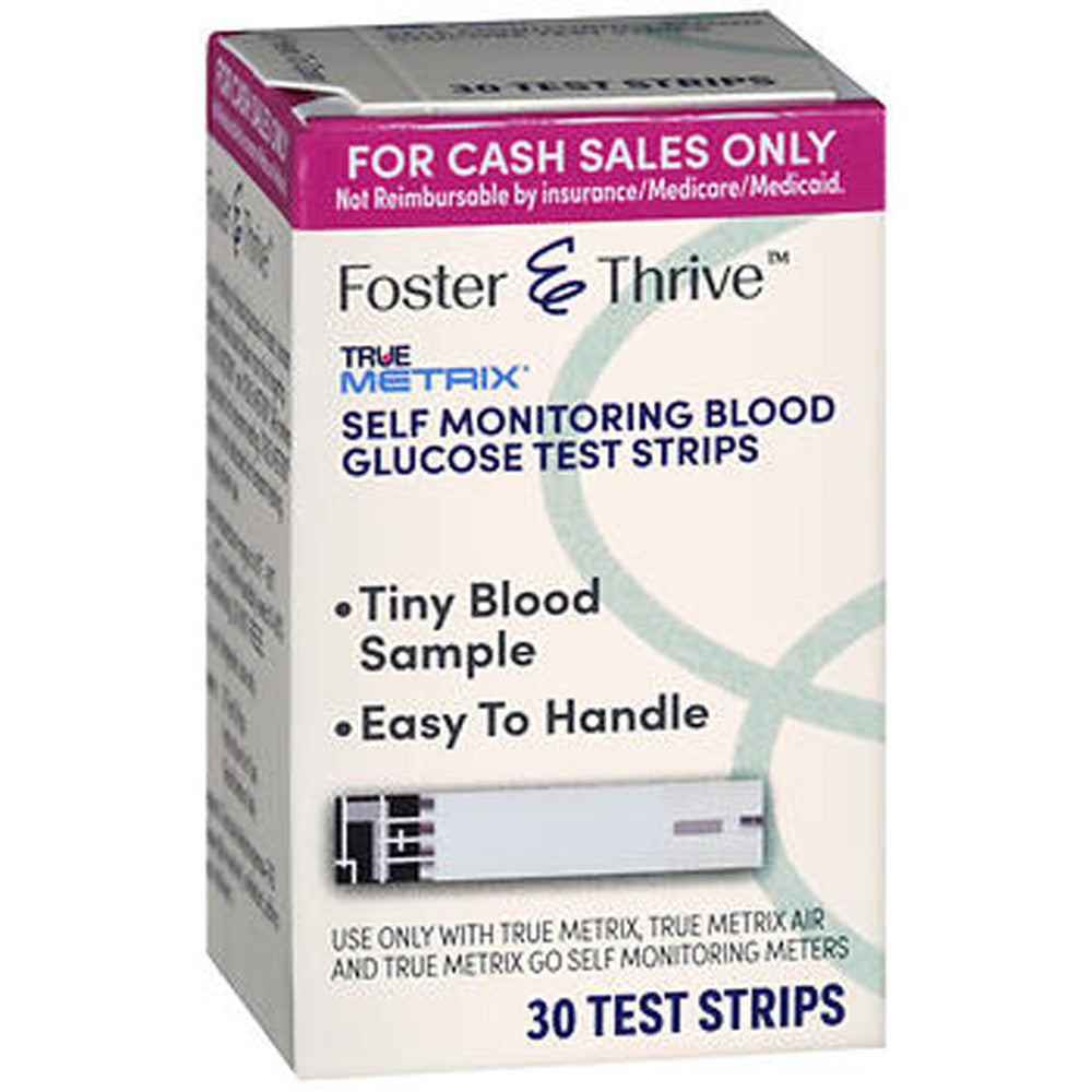 Self Monitoring Blood Glucose Test Strips (30 Count)