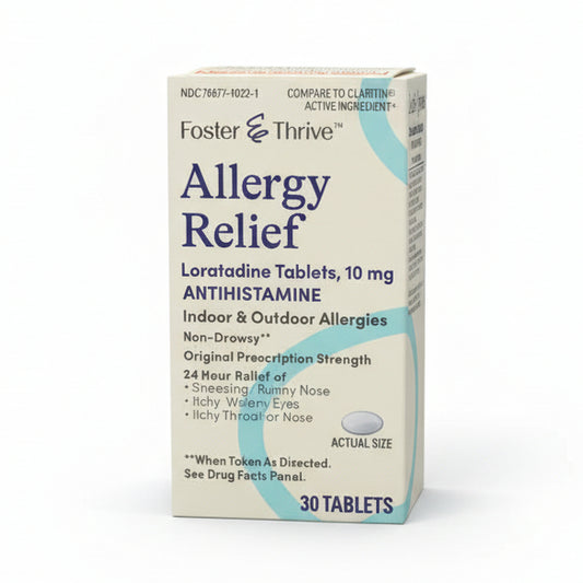 Allergy Relief Antihistamine Loratadine 10mg (30 Tablets)
