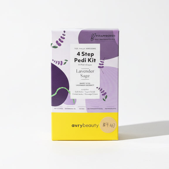 Lavender Sage 4 Step Pedi Kit