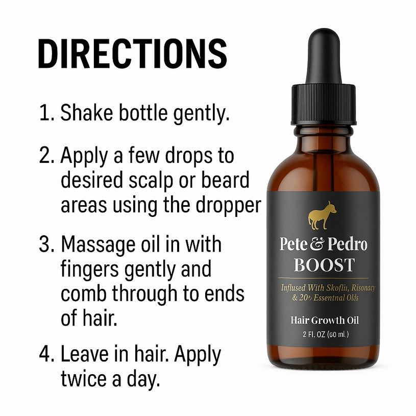 Pete & Pedro BOOST Hair Growth Oil