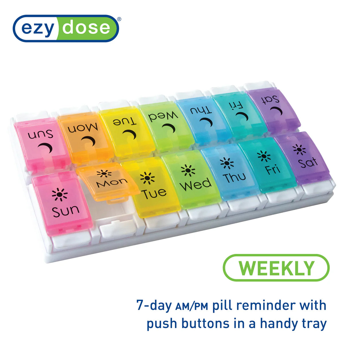 Weekly Twice-a-Day Pill Organizer