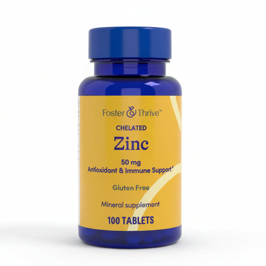 Zinc 50 mg Antioxidant & Immune Support (100 Tablets)
