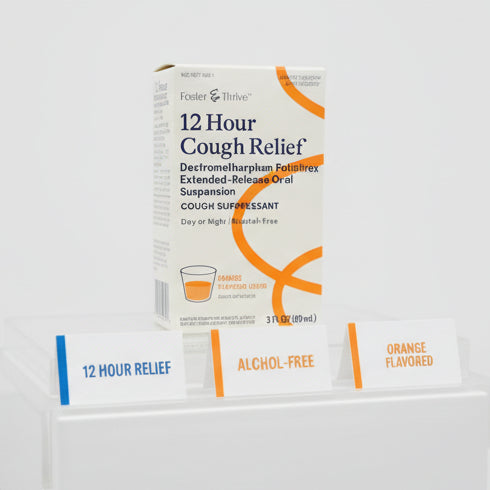 12 Hour Cough Relief - Cough Suppressant (3 oz)