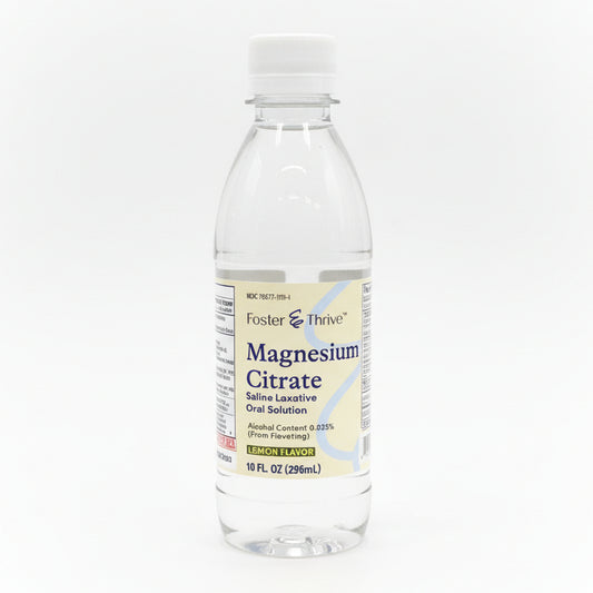 Magnesium Citrate Saline Laxative Oral Solution Lemon Flavor (10 oz)
