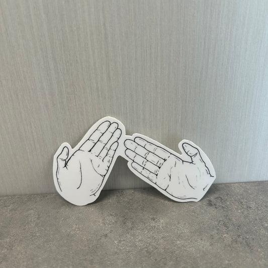 Sticker - Michigan Hands