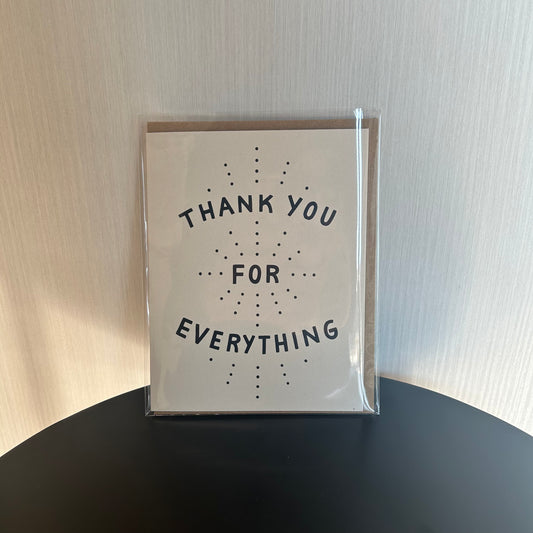 Card - Thank You For Everything
