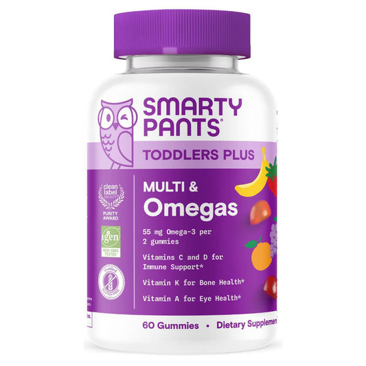 Smarty Pants Toddlers Plus Multi & Omegas