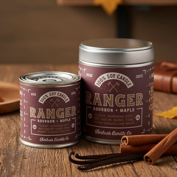 Ranger: Burbon and Maple Candle