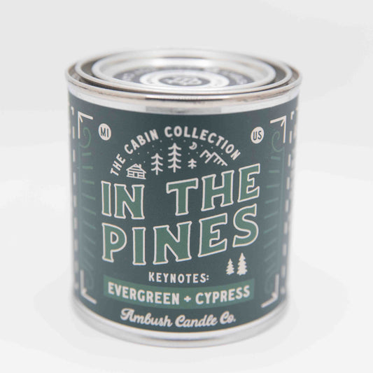 In the Pines: Evergreen and Cypress Candle