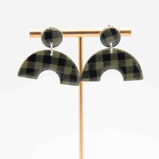 Sweater Weather Arch Plaid- Green