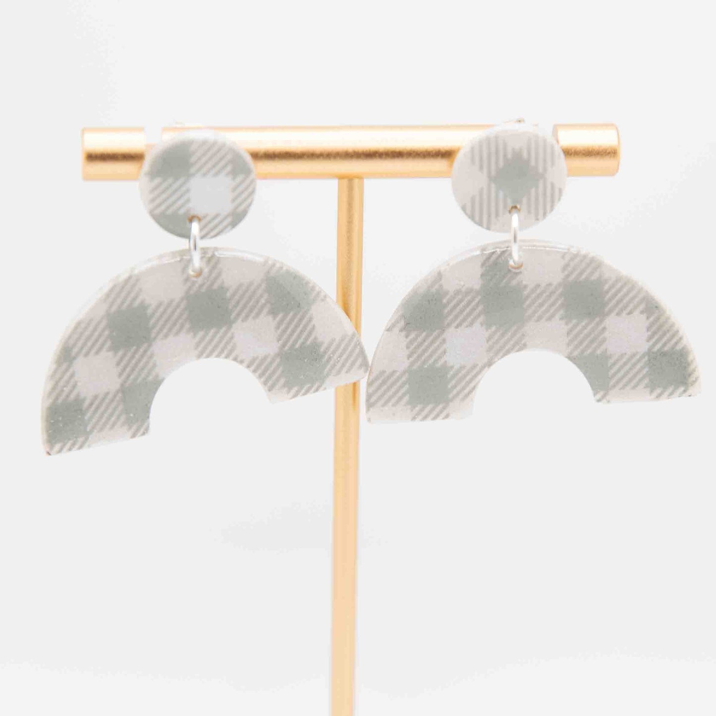 Sweater Weather Arch Plaid: White