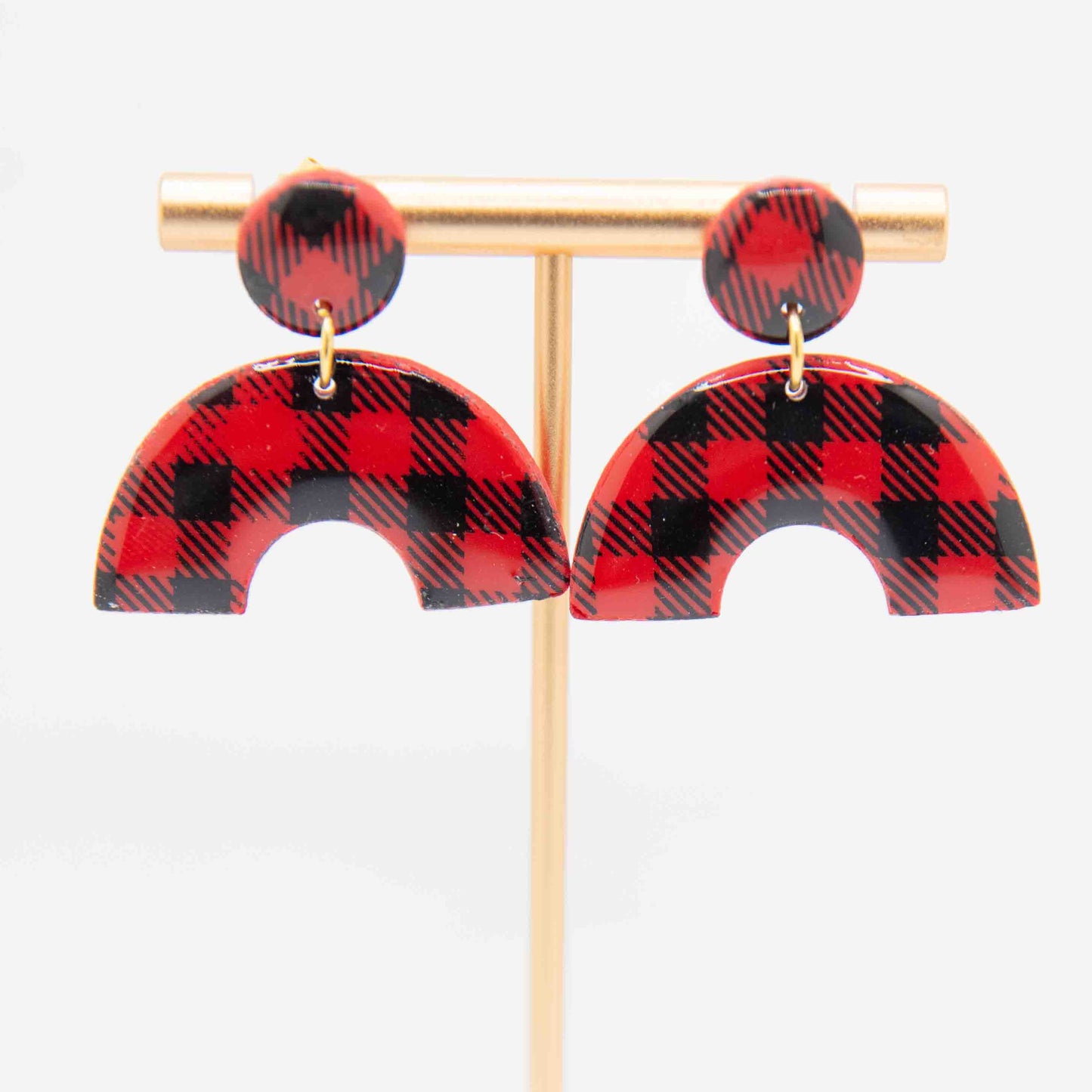 Sweater Weather Arch Plaid: Red