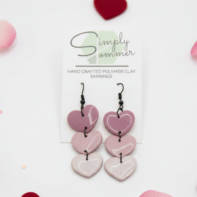 3 Tiered Heart Dangle