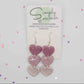 3 Tiered Heart Dangle