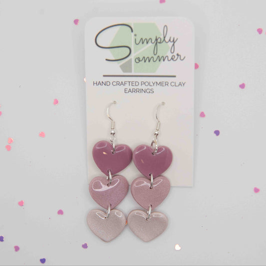 3 Tiered Heart Dangle
