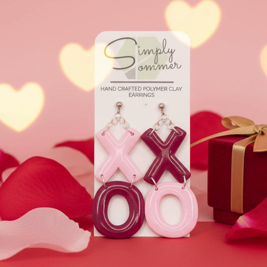XOXO Valentines Day Ball Stud (large)