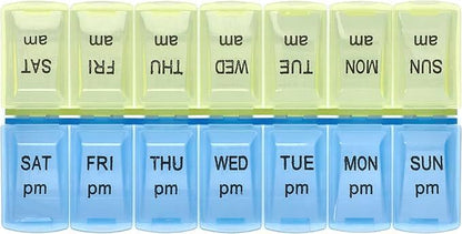Weekly Twice-a-Day Pill Organizer