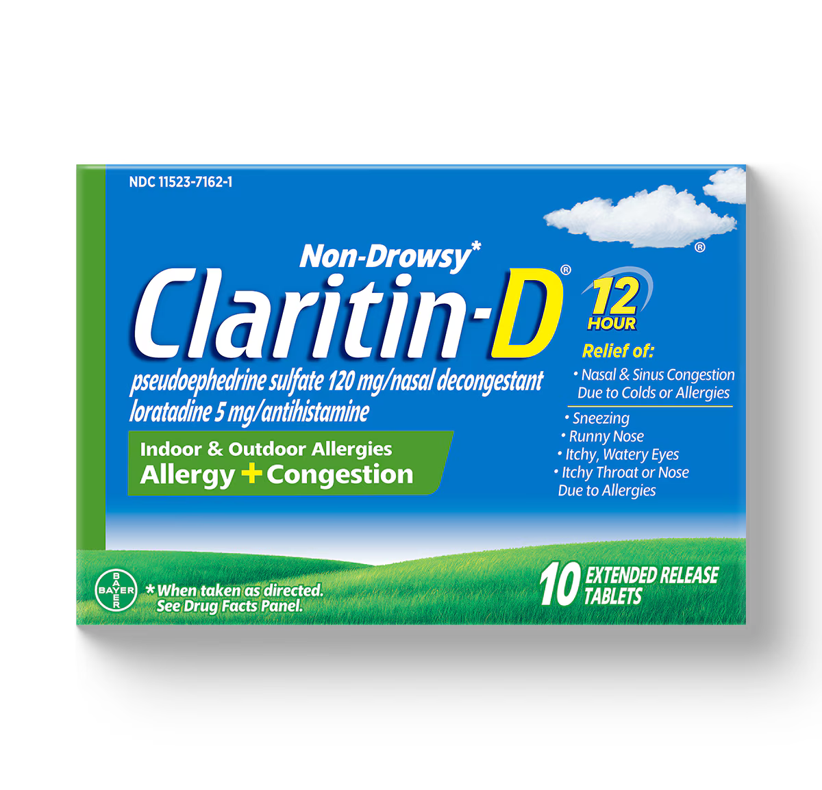 Claritin-D 12 Hour Allergy & Congestion (30 Extended Release Tablets)