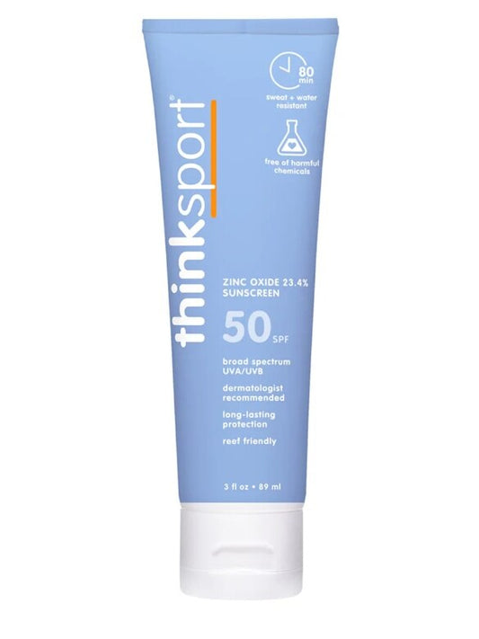 Thinksport Zinc Oxide 23.4% Sunscreen SPF50