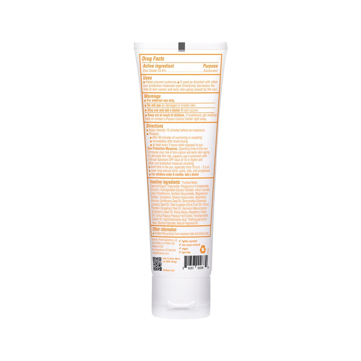 Thinkbaby Zinc Oxide 23.4% Sunscreen SPF 50