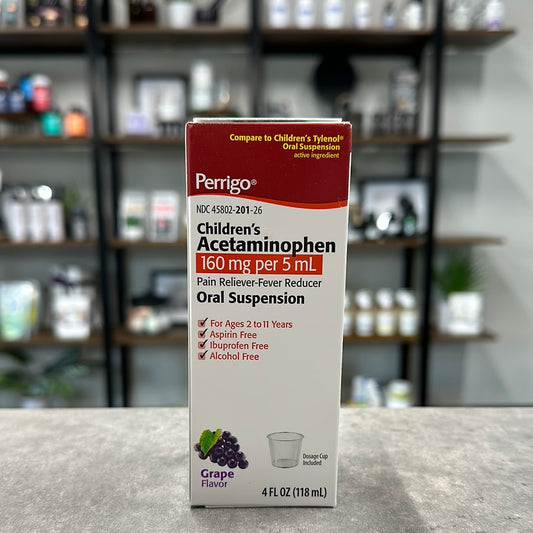 Children's Acetaminophen 160 Mg/5 Ml Suspension